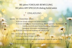 Einladung Doppeljubiläum, 07.12.2023