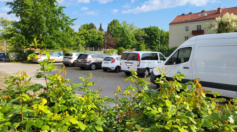 Parkplatz für Klein-LKW kostenlos